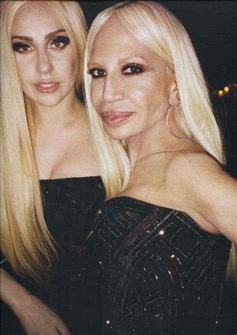 donatella versace et lady gaga|Lady Gaga Versace instagram.